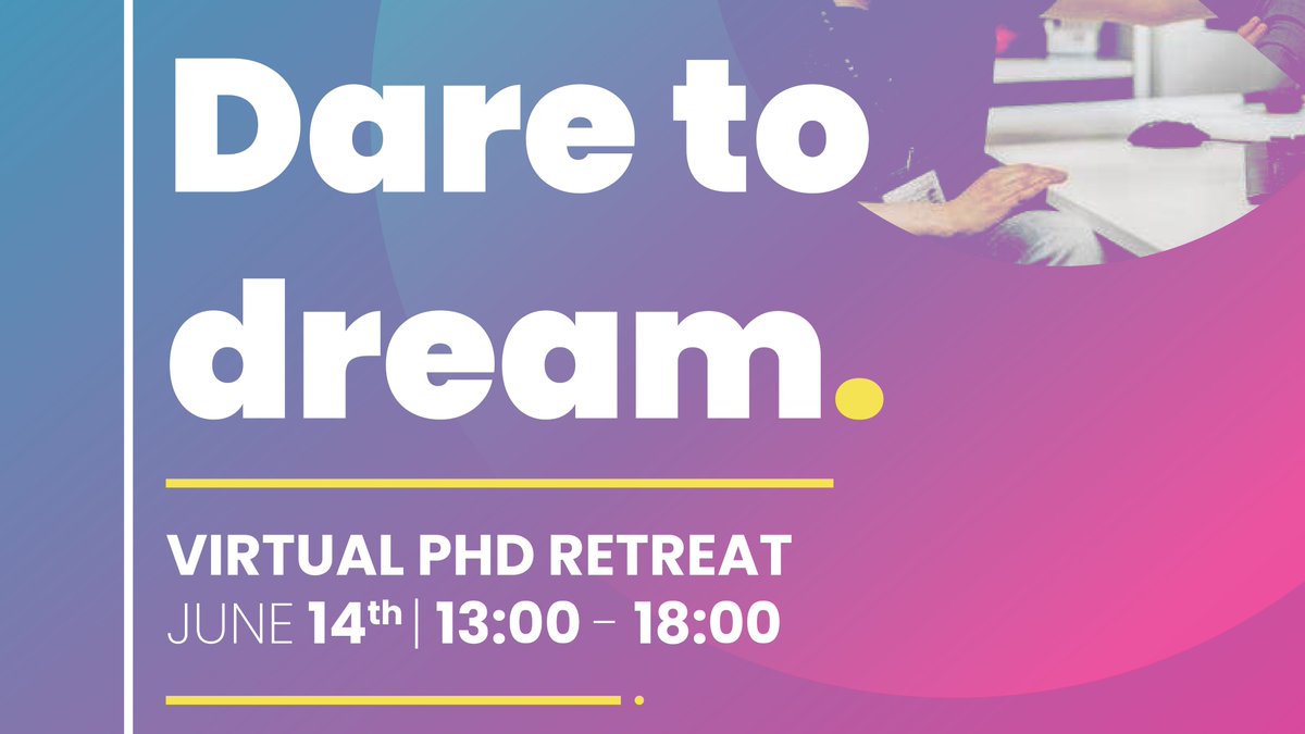 During the virtual PhD retreat, @RudiatLCSB and @Joepdl will share their most wild ideas and show you how to dream. Register (for free!) before the 7th of June and get a surprise package at home! (aanmelder.nl/biosb2021/regi…) 

#BioSB2021 #PhDretreat #daretodream