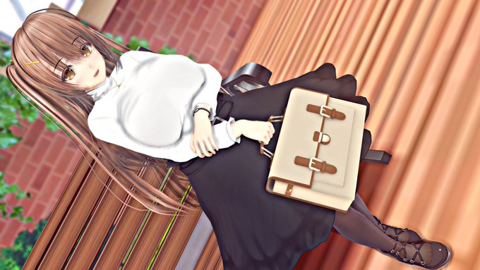 幼なじみの水着シーンがある回でアバンに挟まれるデートシーンとCM入り前のちょっとえっちなアイキャッチ #COM3D2 