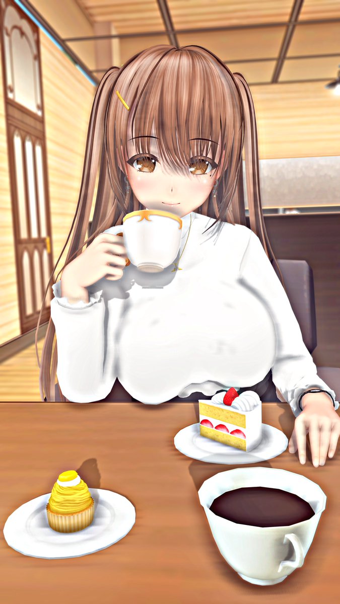 幼なじみの水着シーンがある回でアバンに挟まれるデートシーンとCM入り前のちょっとえっちなアイキャッチ #COM3D2 