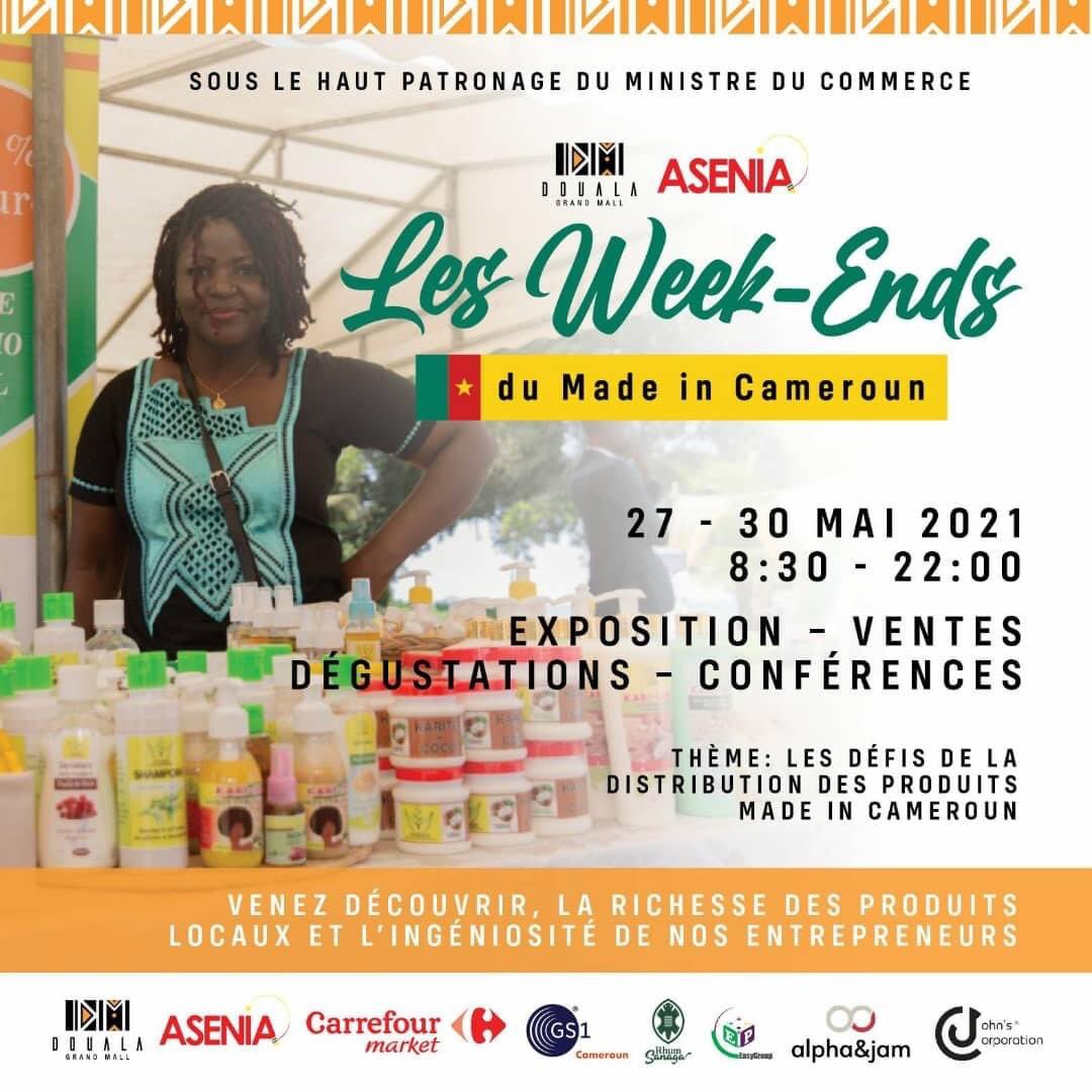 Johns_Corp's tweet photo. @DoualaMall x @ASENIA_MIC 

Du 27 au 30 Mai au Douala Grand Mall, allons encourager le savoir faire et l’ingéniosité local.

#MadeinCameroun https://t.co/ufwhqy8Ob9