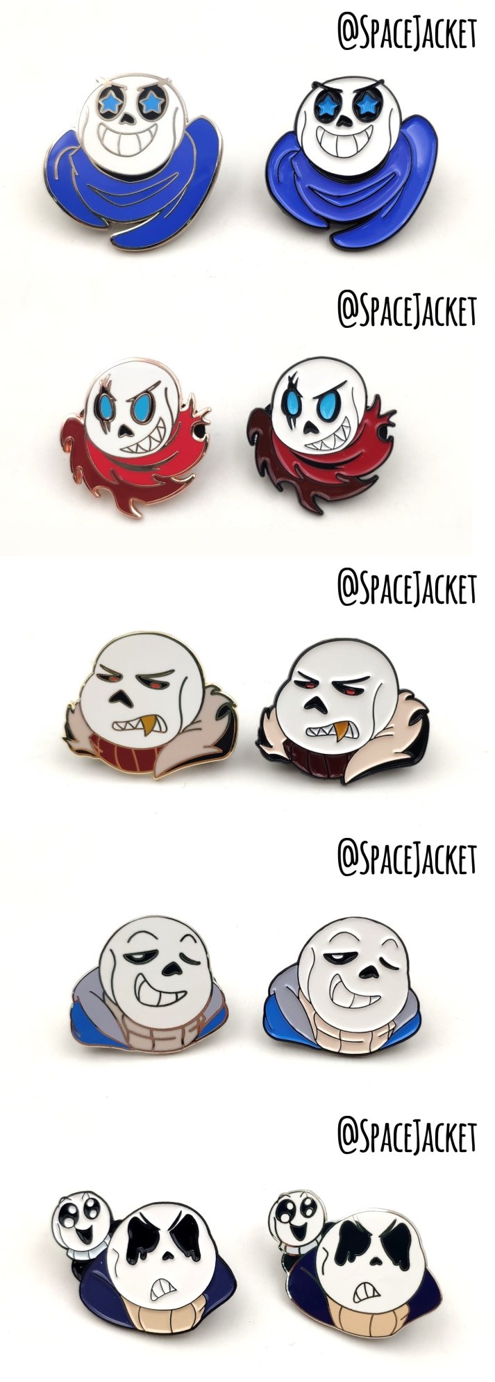 Underfell Sans - Underfell - Pin