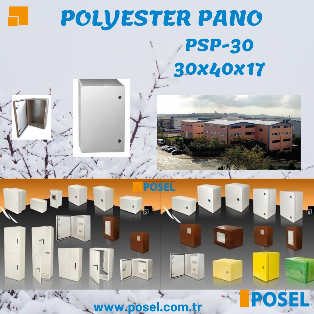 PolyesterPosel's tweet photo. POSEL PANO
ÖLÇÜLER:30X40X17
Cam Elyaf Takviyeli Polyester
Mağaza+902122926566 /67
Gsm : +905332373650
https://t.co/24wAwrIIq4
#polyesterpano #elektrikpanosu #DoğalGazKutusu #termopano #fiberpano #tippano #sahapanosu #doğalgazpanosu #tabansclıpano #SMC #BMC #ELECTRICALBOXES https://t.co/kseeMJHZcQ