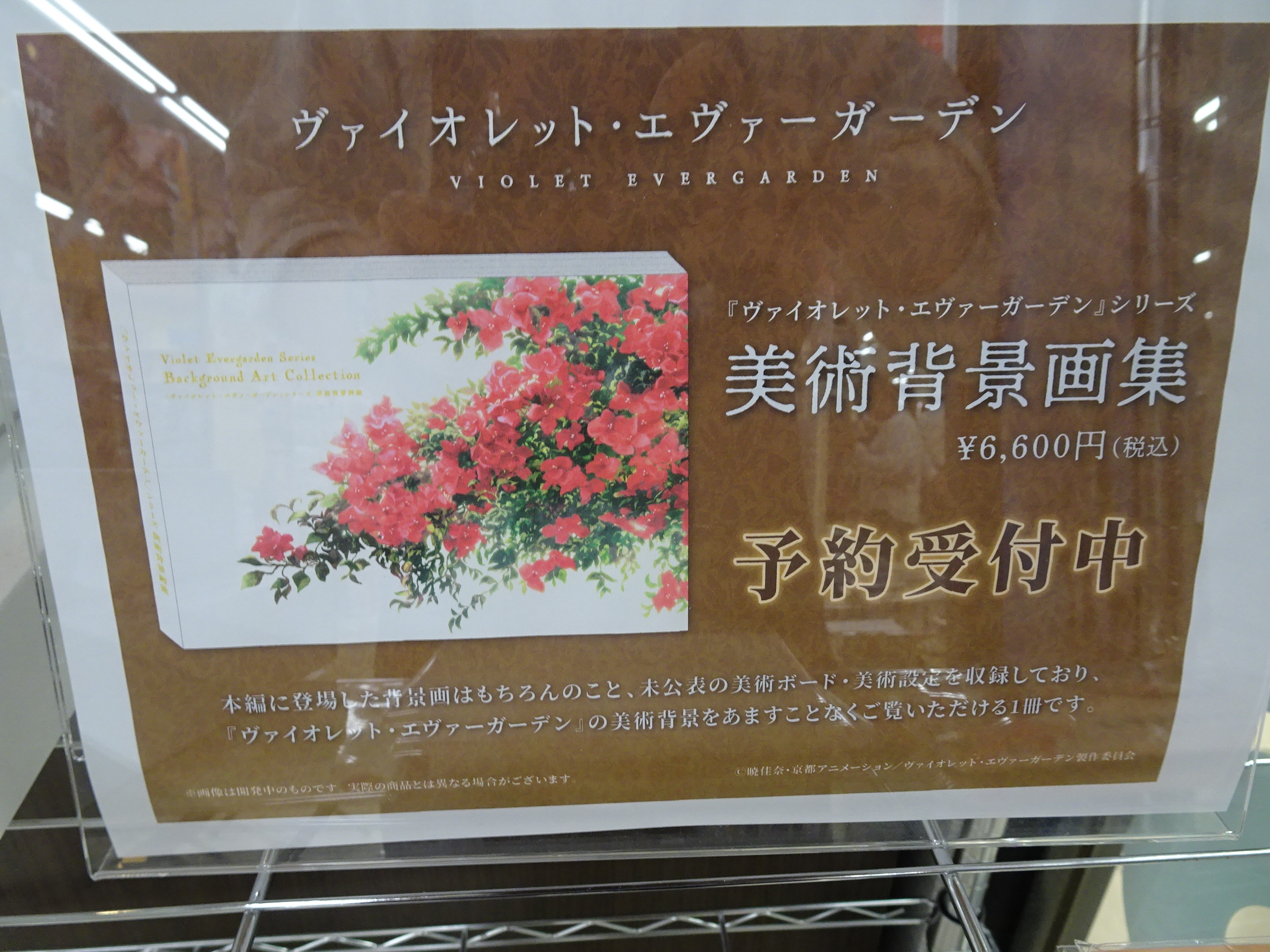 明屋書店ｍｅｇａ新下関店 京都アニメーション より ヴァイオレットエヴァーガーデン 美術背景画集 が9月下旬に発売されます 当店でも予約受付を開始いたしました 6 締切です お早めに あと 京アニコーナーの常設がきまりましたｙ T