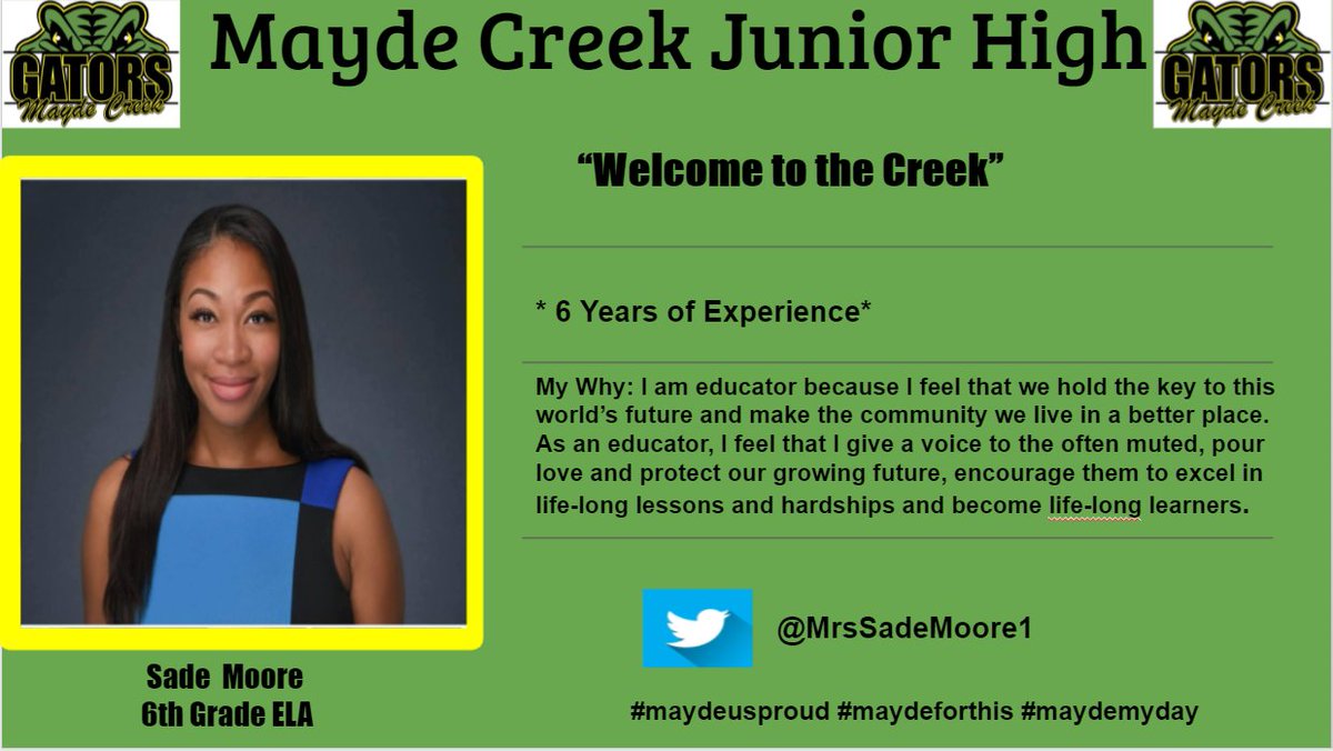 Mayde Creek JH tweet media