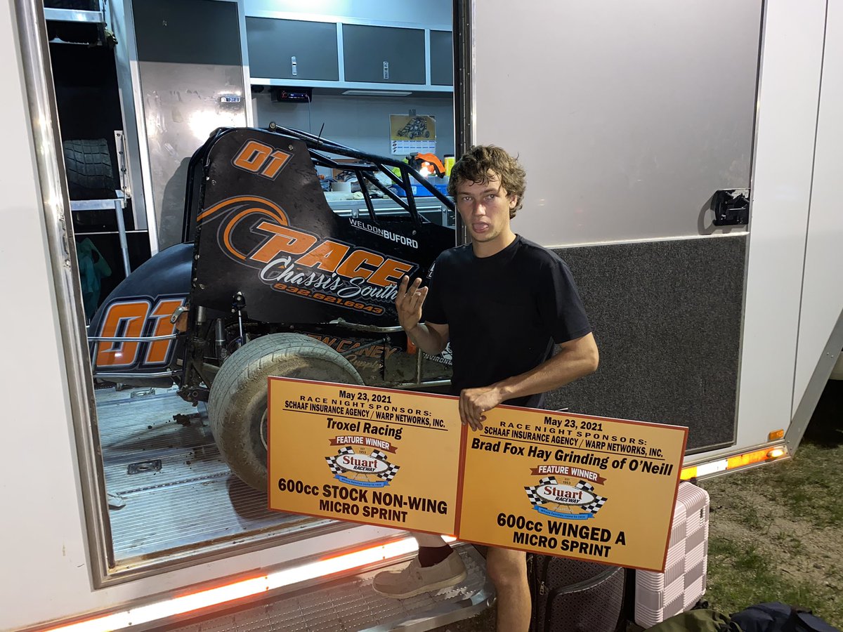 Weldon4B01's tweet photo. Went to Nebraska for 3 nights, raced a total of 6 heat race and 6 features. Came home with 4 feature wins, 2 heat race wins. 5) top 3’s &amp; 1) 5th place finish. https://t.co/ivcWq2V2Y4