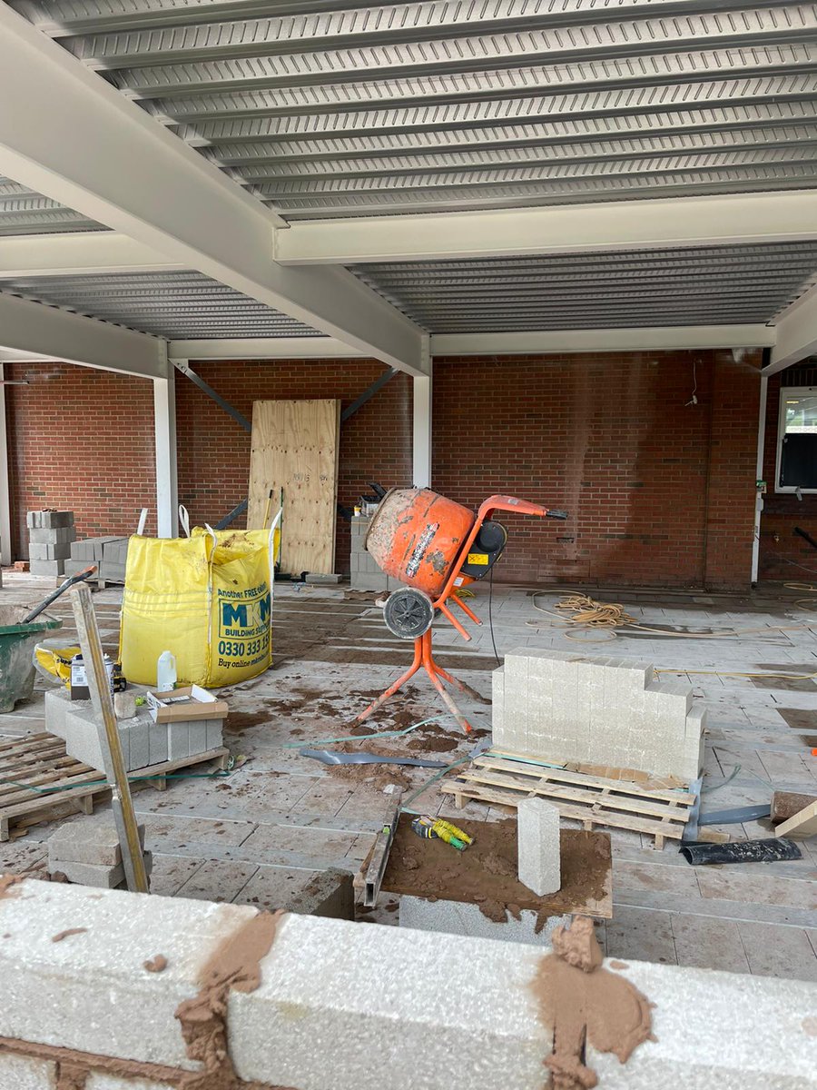 The new classrooms are really taking shape, so exciting! #newclassrooms #newbuild <a href="/TFTConsultants/">TFT</a> <a href="/Jennor_UK_Ltd/">Jennor UK Ltd</a>