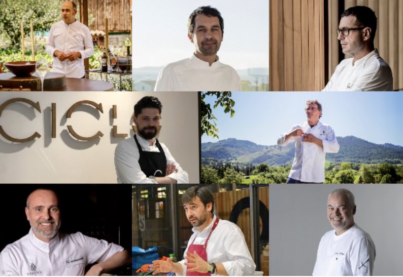 8 reconocidos cocineros recibirán el premio de <a href="/ECObySilestone/">ECO by Silestone</a> en <a href="/madridfusion/">madrid fusion</a> por su labor con la cocina vegetal. “Activistas del mundo verde”. <a href="/Mugaritz/">Mugaritz</a> <a href="/rdelacalle/">Rodrigo de la Calle</a> <a href="/NachoEchapresto/">IgnacioEchapresto</a> <a href="/RicardCamarena/">Ricard Camarena</a> <a href="/javi_olleros/">Javier Olleros</a> <a href="/fdelcerro/">Fernando Del Cerro</a> <a href="/luiticalle/">Luis</a> #xavierPellicer  madridfusion.net/es/Magazine/Po…