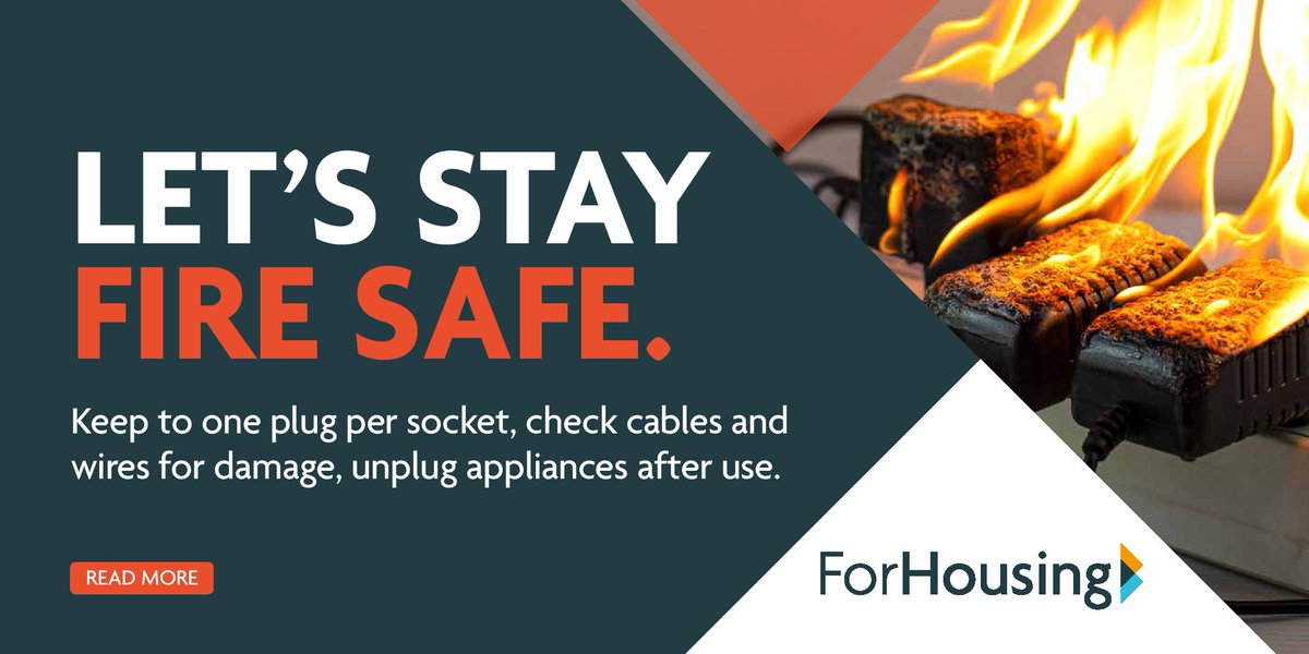 ForHousing's tweet photo. We’ve dedicated a section of our website to fire safety, filled with lots of information that will help tenants learn more about what to do in the event of a fire, &amp; how to prevent one. Visit our website to find out more about fire safety https://t.co/BmgQhcCBi0 https://t.co/8mjRnyYCaF