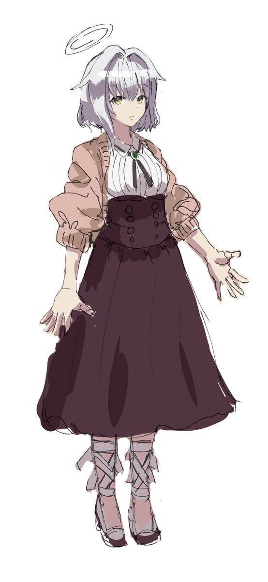 ロングスカートのtwitterイラスト検索結果