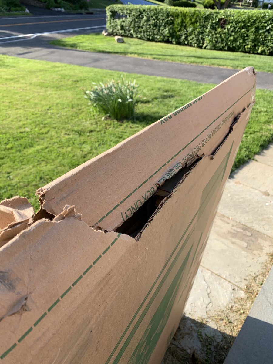 PeaceLo36663098's tweet photo. .@UPS I shipped 3 packages from the UPS Store in 1 day. All the same size, weight and contents. Two arrived in perfect condition. The 3rd was opened and destroyed. I’m spending $1000 to restore the art. Just asking you for the $221 in shipping.  #ups #CustomerService https://t.co/pO79IReVrz