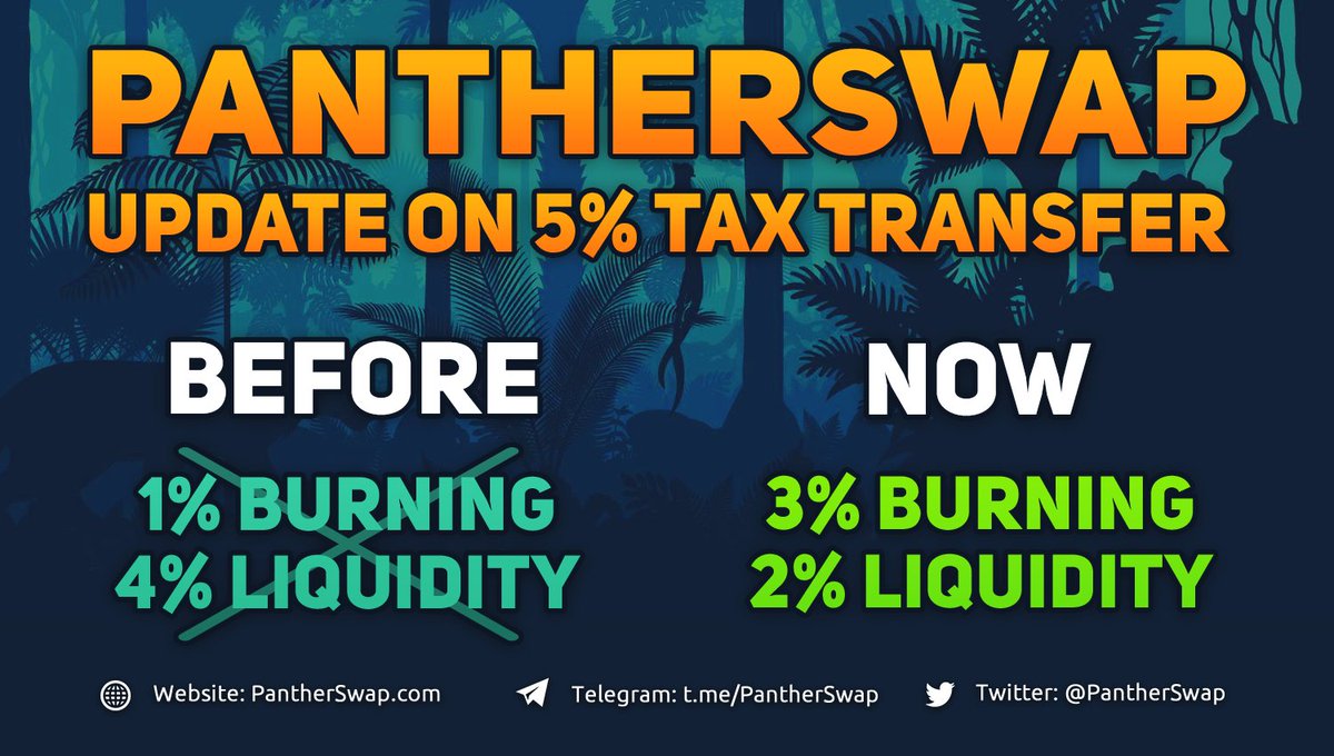 PantherSwap's tweet photo. More Burning 🔥

#BSC #BinanceSmartChain #Binance #DeFi #cake #YieldFarming #pancakeswap #pantherswap https://t.co/p0nusWVmW1