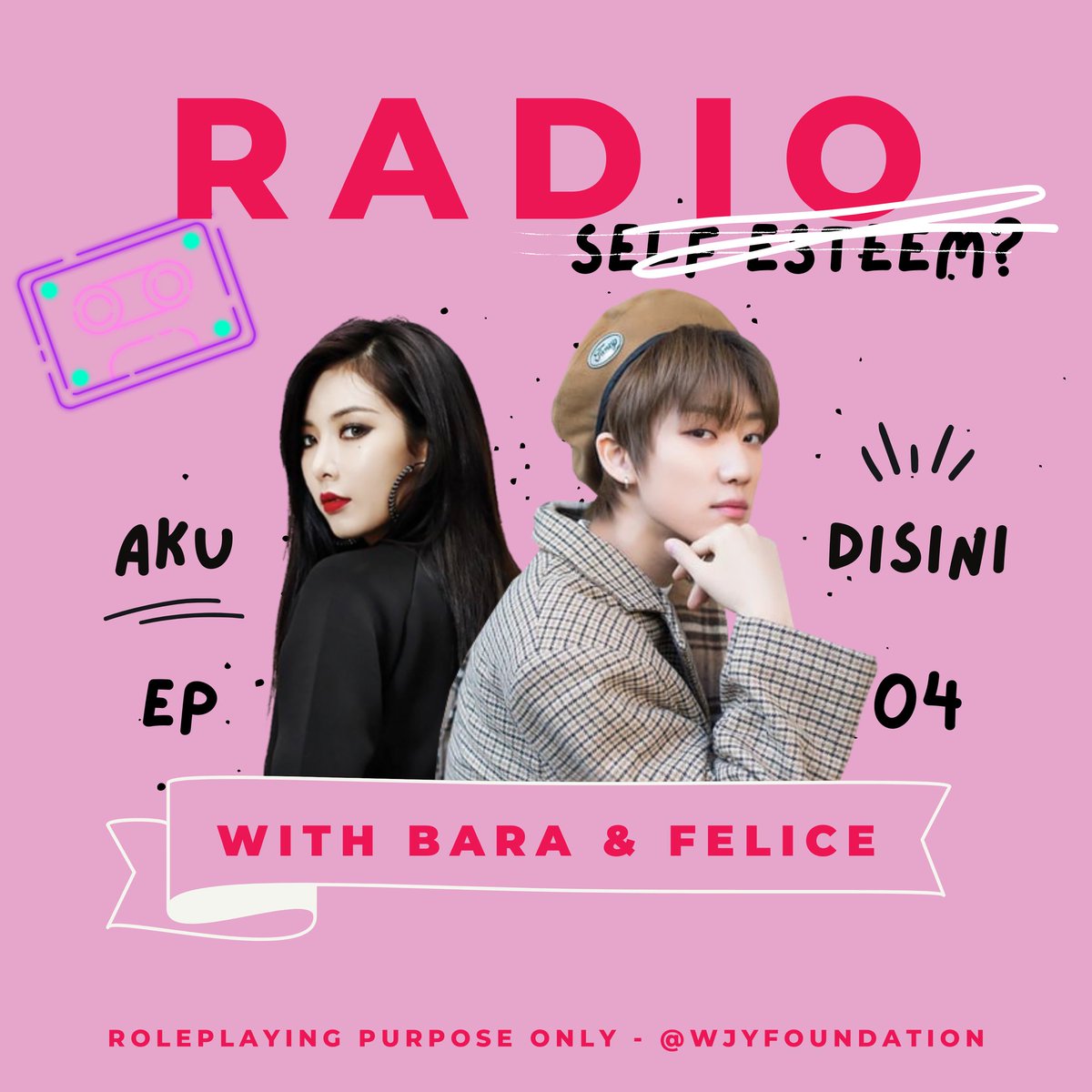 WJYFoundation's tweet photo. ㅤㅤㅤ
ㅤㅤㅤ
ㅤㅤㅤRadio
ㅤㅤㅤAku Disini
ㅤㅤㅤEpisode 04
ㅤㅤㅤSelf Esteem?
ㅤㅤㅤ135,5 Wijaya FM
ㅤㅤㅤWith MC Bara &amp; MC Felice
ㅤㅤㅤ
ㅤㅤㅤ https://t.co/RddTq9SBRg