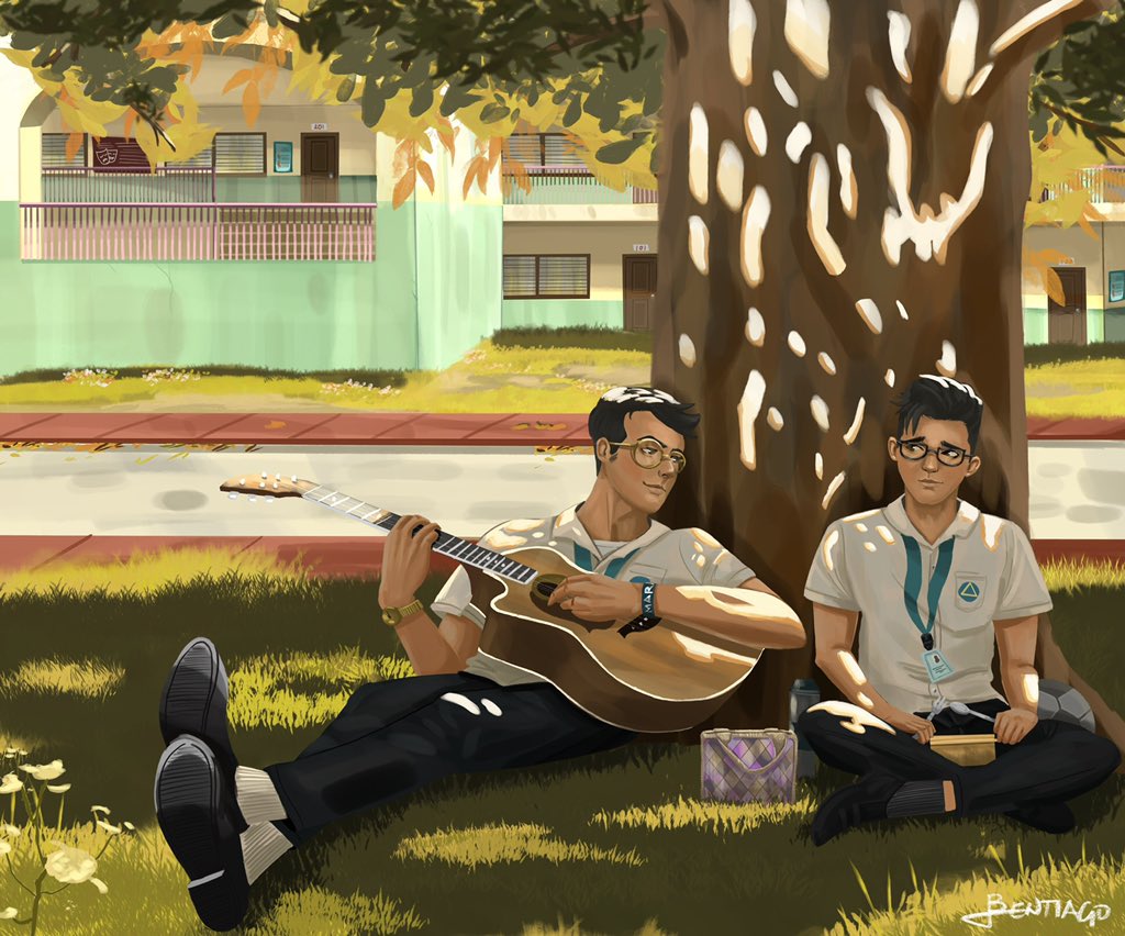During my high school days, there is an imposing tree in front of my classroom. Normally, tambayan yun ng mga lovers during lunch break. I just wish that nakatambay din ako doon with a guy I like. 

Well I guess this is my what if 😄