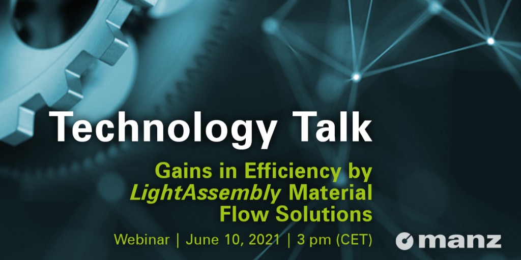 Manz_AG's tweet photo. Let’s talk about how Manz achieve two-digit gain in efficiency with #inlineassembly automation. The basis is our proven #LightAssembly platform with which we can offer and provide maximum flexibility and increasing equipment utilization. Register now: https://t.co/LMczayaCBa https://t.co/O6UScpb4sm
