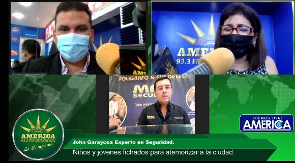 America933Fm's tweet photo. En #BuenosDíasAmérica nos acompañó @johngaraycoa Experto en Seguridad @MacSecurity_ec para hablar "Niños y jóvenes fichados para atemorizar a la ciudad" Sintoniza 93.3 FM y míranos https://t.co/XFUko3eKY6 @longogalo @NubiaVillacis @cmurrietag https://t.co/XhqzGaDlRM