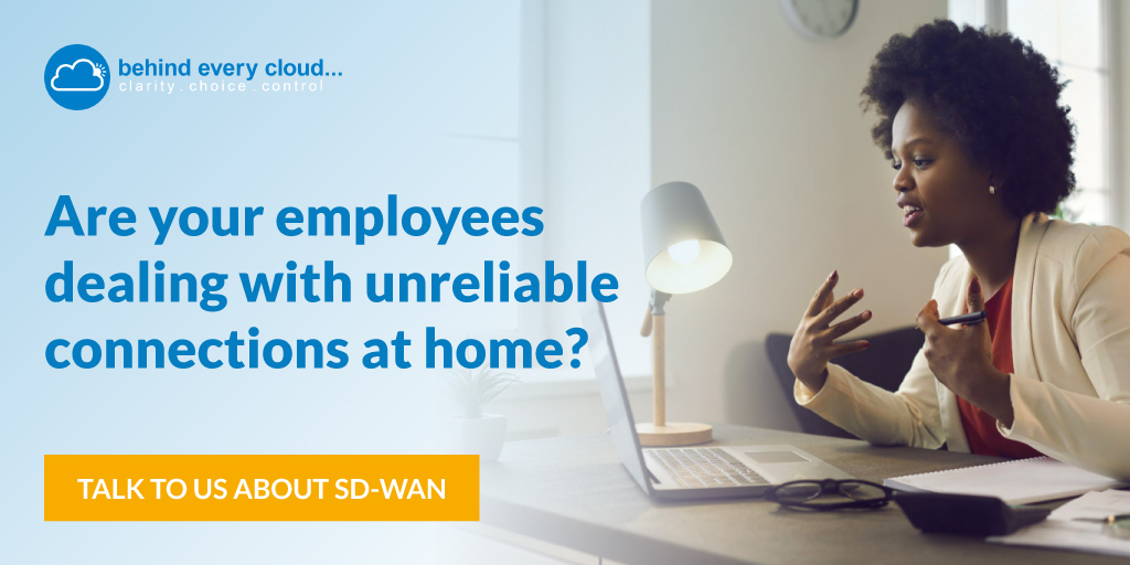 BehindEvery's tweet photo. With more employees working from home, cafes and other locations, they're often dealing with unreliable, poor quality internet connection. SD-WAN is crucial to make the modern workplace work. Find out more: https://t.co/wyz2dI7wiI
#SDWAN #network #connection https://t.co/Kt3lhGjb0B