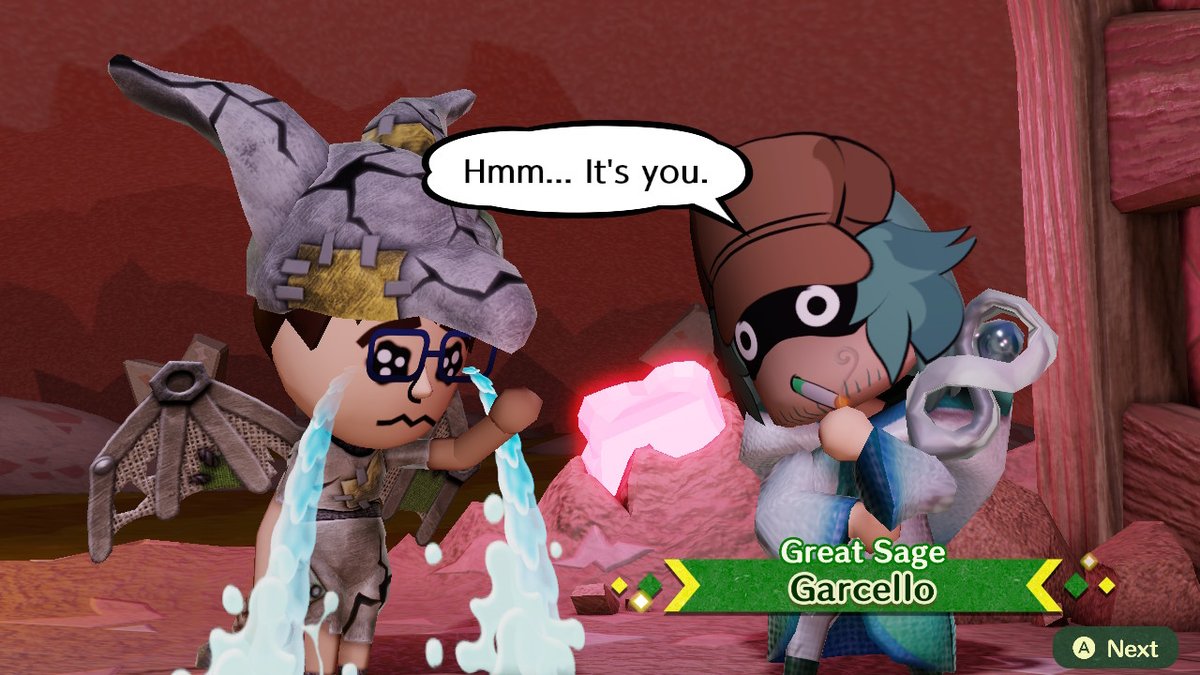 SkyDergValoo's tweet photo. Sad boi hours #Miitopia #NintendoSwitch https://t.co/dGIR05P1OH