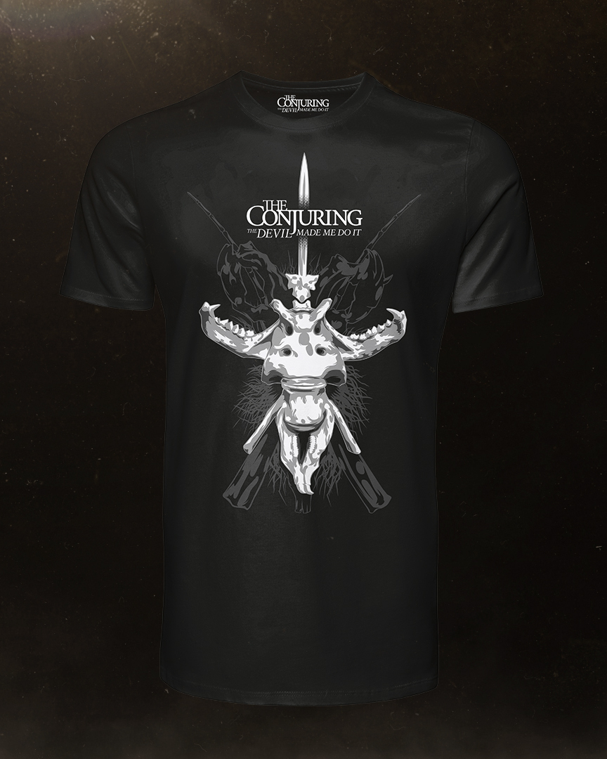 WBTerror's tweet image. ¡Ya están aquí los primeros productos oficiales de Expediente Warren: Obligado por el Demonio! Puedes conseguirlos en la web oficial de Warner Bros Terror y ver la película en cines el 4 de junio. 

Link a la tienda online: wbhorrorcollection.com