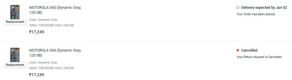 rajeevmishra19's tweet photo. #flipkartsupport @Flipkart @FlipkartIN 

Fed up of the response and irresponsible behavior of Flipkart support team. I did receive the defective piece of MotoG60 from #flipkartsupport, Support ticket raised in favor of return got rejected even after thorough investigation done. https://t.co/4136EAppNx