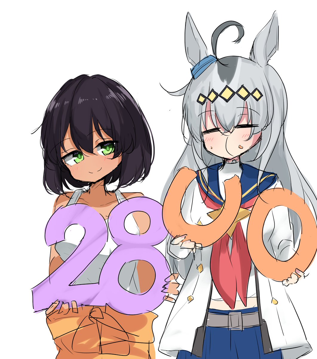 いつの間にやらフォロワー様2800人を超えておりました!ありがとうございます～!雑ですが記念イラストをば! 