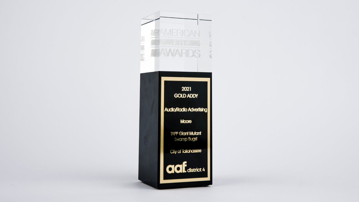 Moore_Agency's tweet photo. Beyond humbled to win a gold @4aaf award for our work with @TAPP_Water and @CityofTLH. 🏆 https://t.co/2MgJPDU7zD