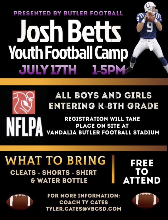 Make sure to sign your kids up for the Josh Bett's camp, at the link below! Free for all campers! 

docs.google.com/forms/d/e/1FAI…