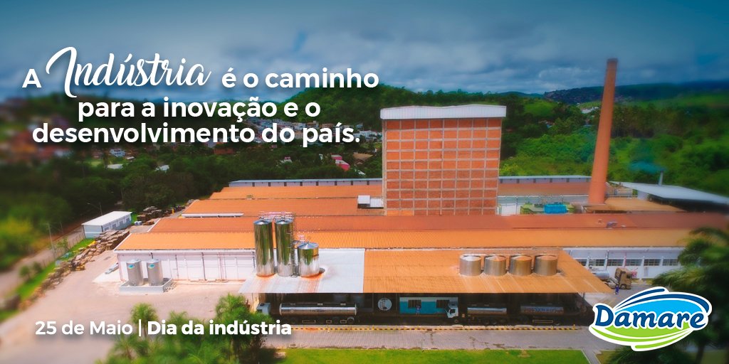 leitesdamare's tweet photo. Parabenizamos o setor industrial pela contribuição para o desenvolvimento do país!

25 de Maio - Dia da Indústria

#damarelaticinios #laticiniosdamare #diadaindustria #industria #industriabrasileira #inovação #desenvolvimento #crescimento https://t.co/Z3XgrYdUbo