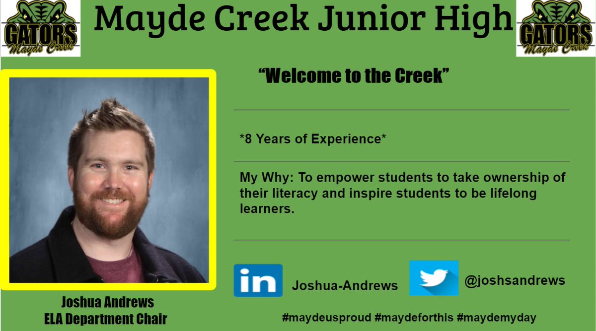 Mayde Creek JH tweet media