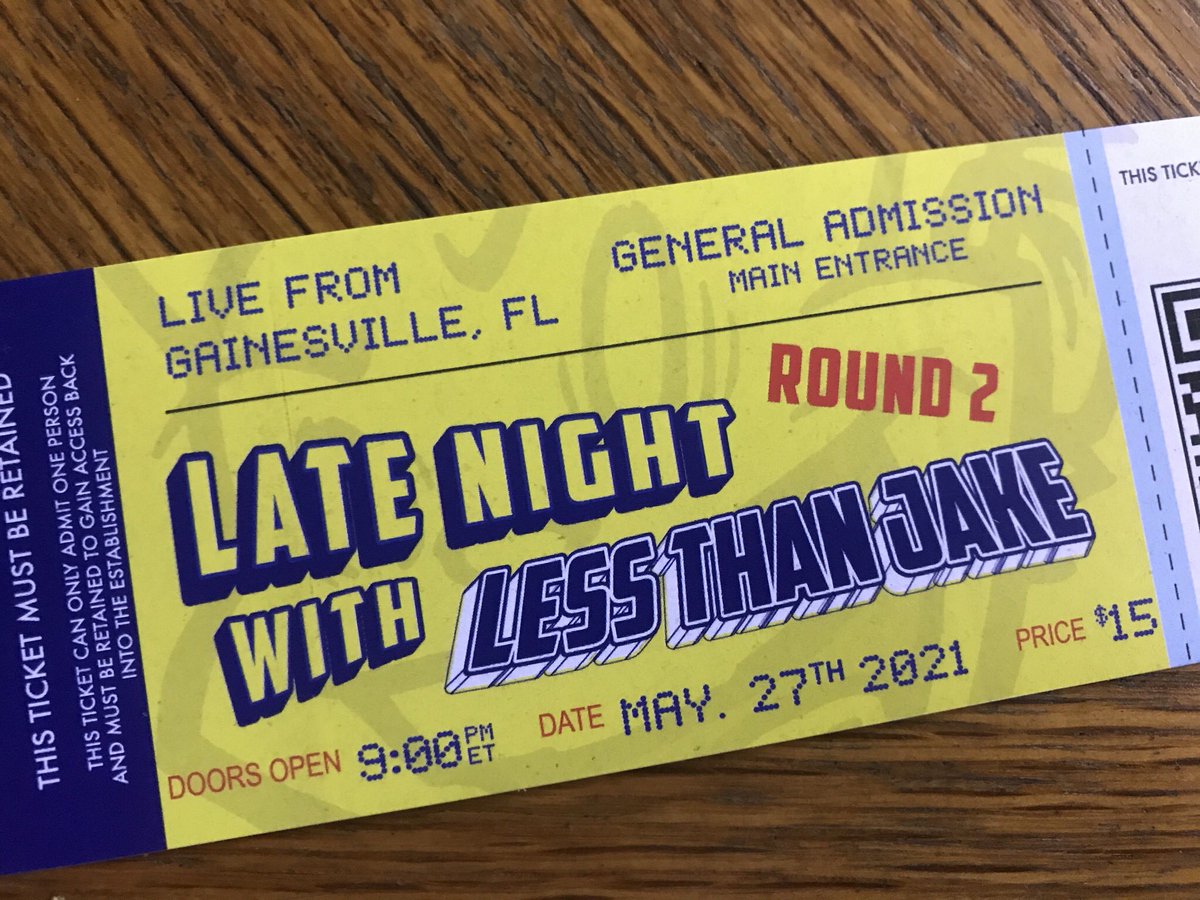 Live stream Round 2 just TWO DAYS AWAY! Completely new set list, commercials and more! Get your tickets at lessthanjake.live