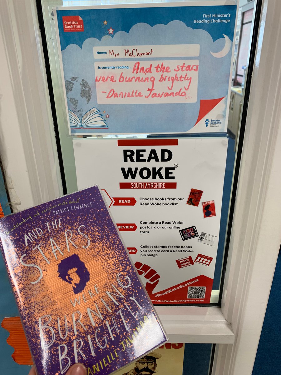 Mrs McClymont is currently reading… <a href="/PWKAcademyLib/">Prestwick Academy Library</a> #ReadWokeScotland