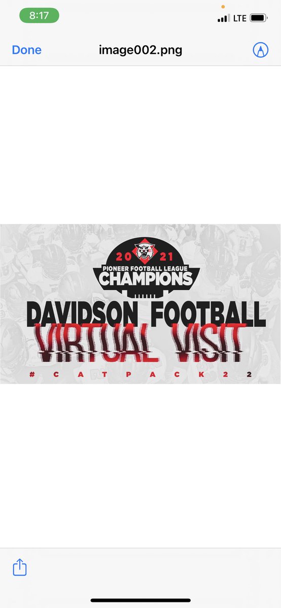 kamariBrooks2's tweet photo. Thank You 🙏 for having me at your virtual visit last night can’t wait to show cases my talent at camp grateful for The opportunity to compete @RR_Ravens_FB @RRHS_Athletics @DavidsonFB @_Coach_Hof https://t.co/n0Y4lbSEtH