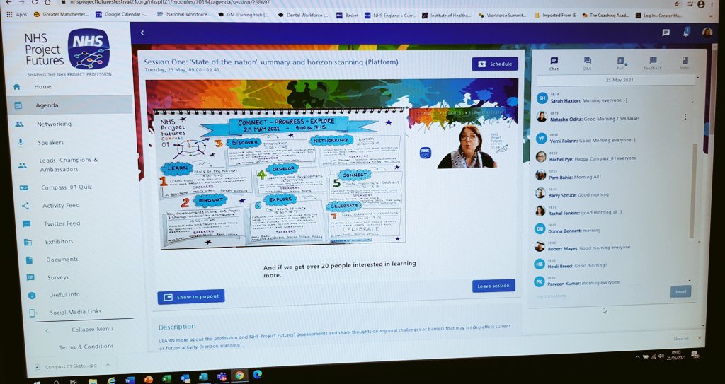 Natasha_odita's tweet photo. And ๐๐ฝ
so it begins.......Compass_01
Wonderful introduction to the day from @jo_stanford_pm ๐
#nhsprojectfest21 #compass01 #projectprofession #sketchnote https://t.co/LhJYGI366y