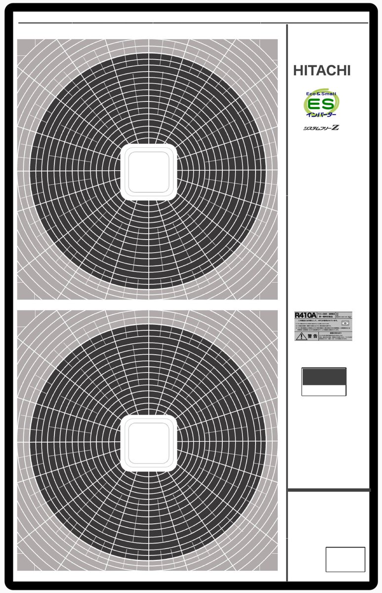 車と室外機 tweet media