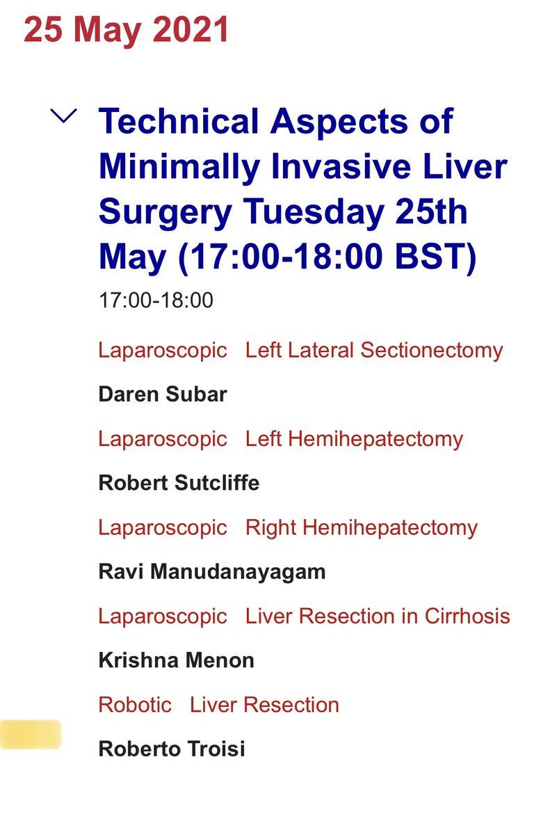 liveRPancSurg's tweet photo. Technical aspects of minimallly invasive liver surgery webinar tonight 17:00 UK time. Free registration. Looking forward to seeing you all then!! https://t.co/7p36wk3Nq8 @hannahcutting1 https://t.co/HIR4rCUmk7