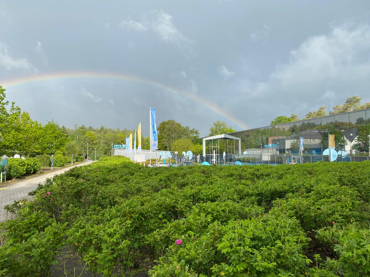 Na regen komt...de regenboog! ⛅️🌦

Weet je hoe een regenboog ontstaat? Het zonlicht wordt door de regendruppels gebroken. Je ziet hem het best als je met je rug naar de zon staat. 
#hidrodoe #bijnaopnieuwopen #regenboog #water #dagjeuit