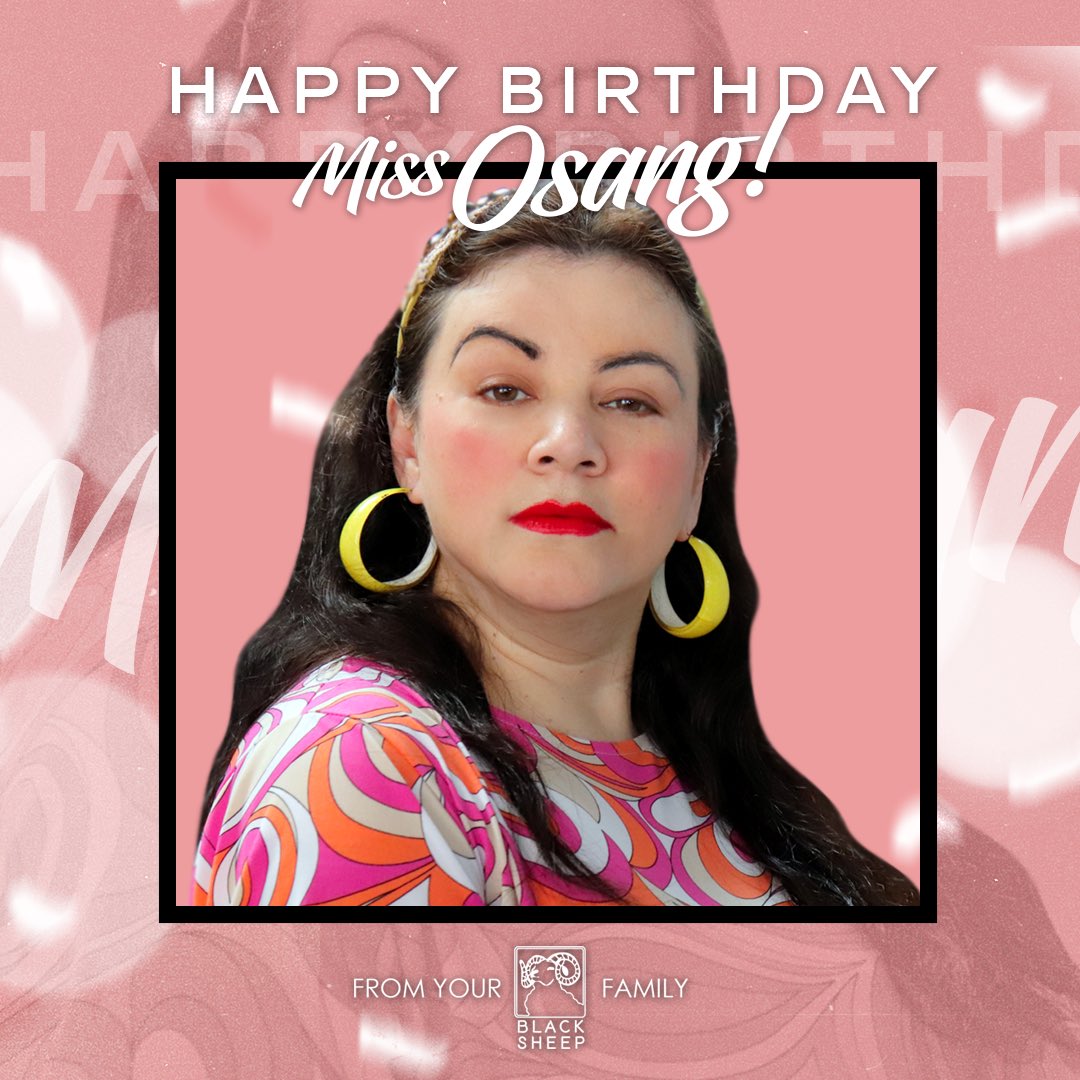 Happy happy birthday to Miss Rosanna Roces!!! Keep snatching all those wigs! We love you, Osang! 