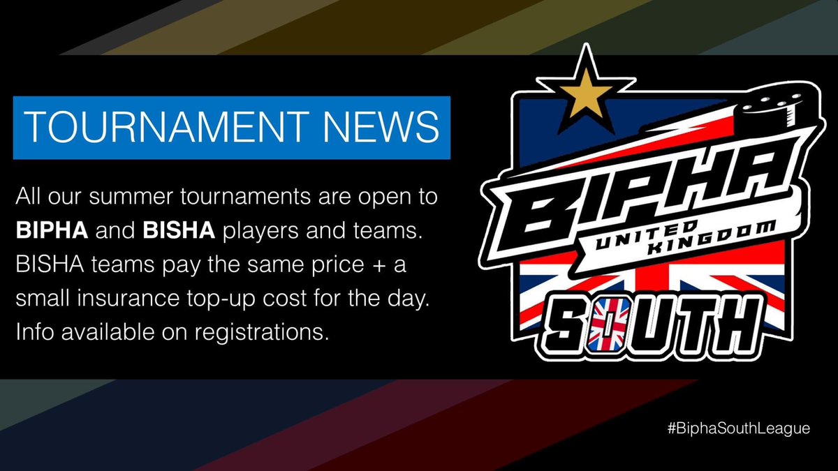GIIROSports's tweet photo. More AMAZING news 🗞 
-
BISHA players will be able to access all BIPHA tournaments this summer. 
A massive well done to Tim at @biphaUK South, Steve at @Bishahockey and Kathy at the @BRSF for making this a possibility. 
-
More hockey for all! #GreatSuccess 🕺🏽✅ https://t.co/MrE6E2f9k8