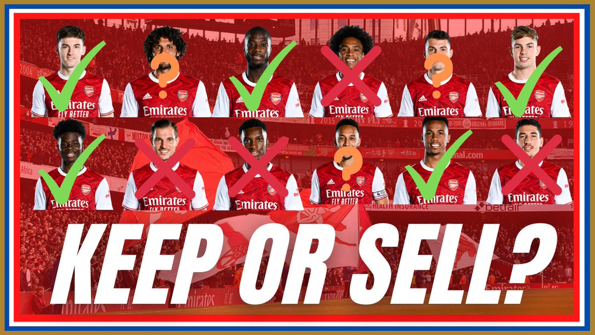 NEW VIDEO 🚨 ARSENAL KEEP OR SELL 👉 youtu.be/PkoX8ihHc2o

PLEASE LEAVE A LIKE 👍 SUBSCRIBE ✅ RETWEET 🙂 #COYG #ARSENAL #LetsTalkArsenal 🔴⚪️ #KroenkeOut