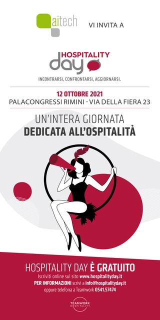 aitechitalia's tweet image. Il prossimo 12 ottobre a Hospitality Day ci sarà anche Aitech S.r.l. DESK71. Presenteremo nuove soluzioni per Ospitalità #eKey24 #eAX24 #eWelcome24 … 
Non mancare, iscriviti per aggiornarti sul mondo dell'ospitalità hospitalityday.it
#hospitalityday #hospitalityday2021