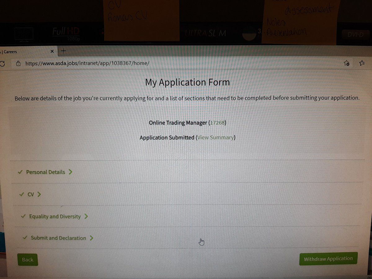 a0127526's tweet photo. First of many applications submitted I fear 🤣 Gotta be in it to win it! https://t.co/b73rZTbN1l