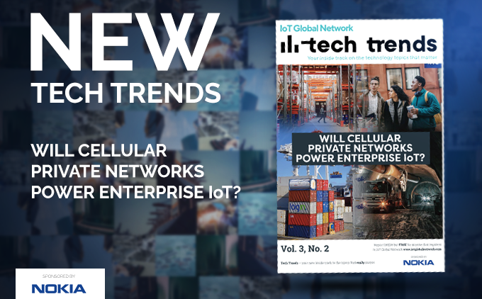 Will cellular private networks power enterprise #IoT? <a href="/IoTNow_/">IoT Now</a> Tech Trends issue including interview of @Nokia's <a href="/stephanedaeuble/">stephane daeuble</a> and case study of Nokia's #5G factory in #Oulu, Finland iot-now.com/2021/03/09/108… #Industry40