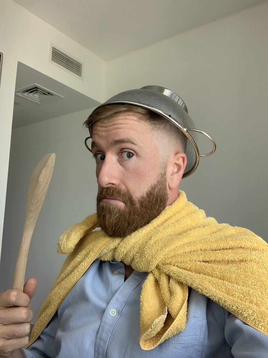 BenShields2's tweet photo. Ben what did you do at work today?
I dressed up as βErik the *Yellow*β in our Year 4 Viking Creativity Lesson of course.
** No red towels were available #remotelearninglife #HOYlife https://t.co/2KTgR13SSw