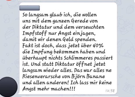 Es gibt erste Hinweise in einigen #Querdenken Gruppen auf eine wirklich UNFASSBARE Verschwörung! 😳🙀