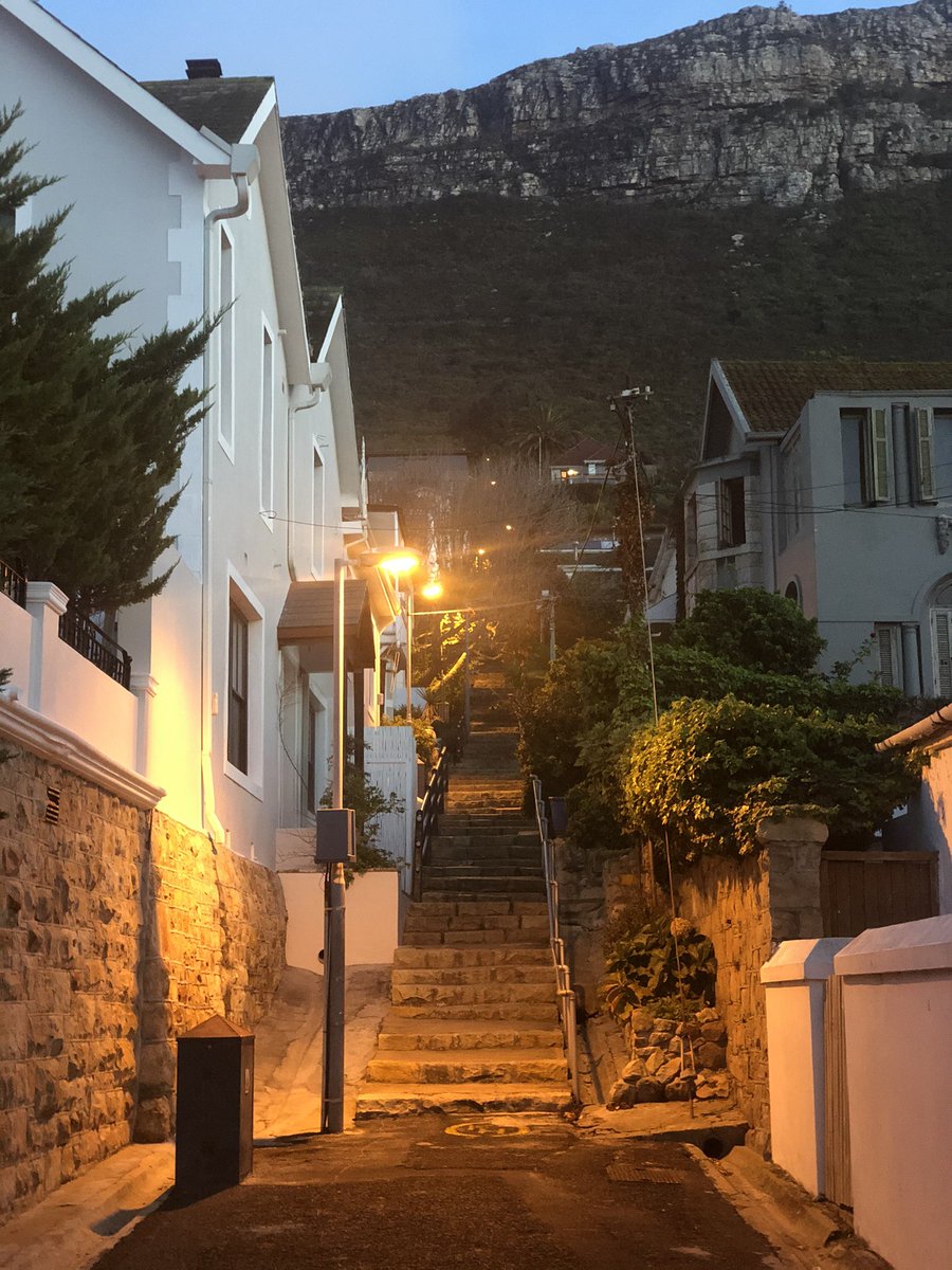 Ierfaan's tweet photo. Early start this morning #jacobsladder #fatmustfall https://t.co/FXfl949rcb