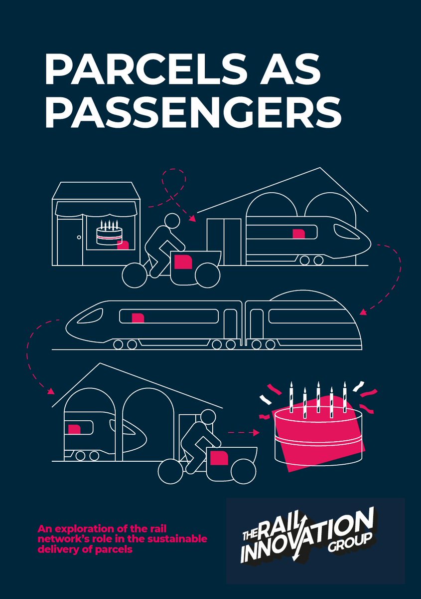 railinnovate's tweet photo. Parcels as Passengers: exploring the potential of the pax rail network to facilitate the faster/more sustainable delivery smaller parcels. Avail. at https://t.co/3cdWXOHSYg 
Feat. articles from: @networkrail @ICRFControl @centreforlondon @CoDeliveryElec @RailVaramis @pedalmeapp https://t.co/sYTUTc8E2i
