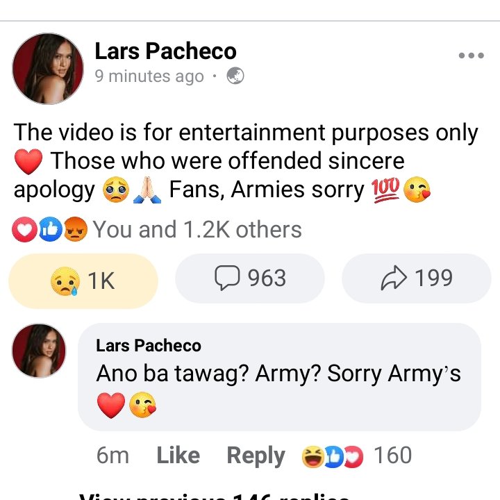 mochijesss's tweet photo. Lars Pacheco, taehyung deserves a respect. If you can't give him that, please shut up! Sayo din pala dapat ginagamit ang #ProtectTaehyung https://t.co/hoxTkiSR9n