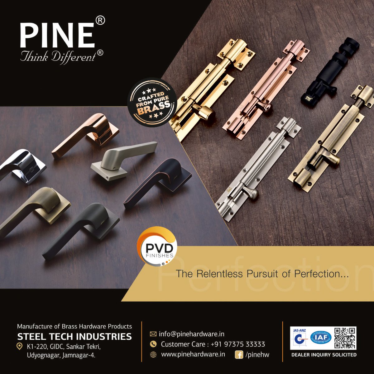 HardwareSamachr's tweet photo. Crafted with Precision, Premium Brass Hardware Products by @pinehardware .
#Pine #PineHardware #Manufacturer #BrassHardwareProducts #SteelTechIndustries #Jamnagar #BuildingHardwareFittings #FurnitureHardware #ArchitecturalHardware #HardwareFittings https://t.co/gRVDTkMT4r