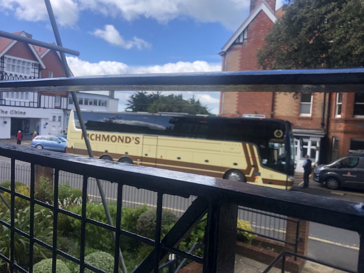 The first coach of the year turned up outside the hotel today. It’s exciting! Can’t wait to hear the wheels of suitcase and the crying kids tired out from all the beach fun. #summer #nolockdown #normal