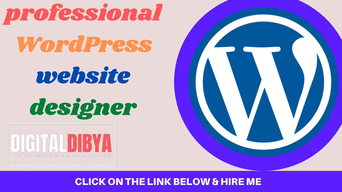 I will create an awesome WordPress website. I will give you a modern-style WordPress website. Click on the link below and hire me. Thank you fiverr.com/s2/0e8027e4f1 #GeorgeFloyd, #BlackLivesMatter #Bucks