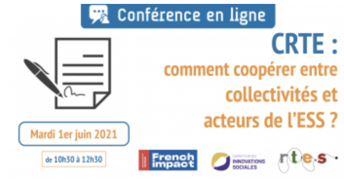 ReseauRTES's tweet photo. 📅 1er juin 10h30 à 12h30 : Conférence "CRTE : comment coopérer entre #collterr et acteurs de l'#ESS ?" organisée par @ReseauRTES @CarrefourdesIS @LeFrenchImpact 👉https://t.co/ow0MDNGOH8 https://t.co/uPhV15IWgd